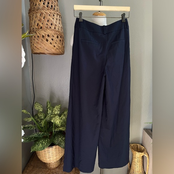 ☑️Olivia Palermo + Chelsea 28 Wide Leg  Palazzo Trousers Pants 6 - Picture 6 of 9